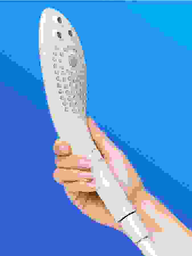 Womanizer X hansgrohe Wave Clitoral Stimulation Shower Head, White, hi-res